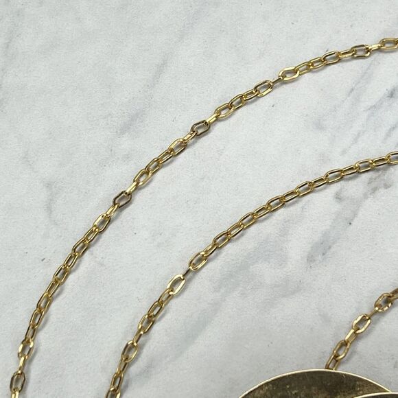 Gold Tone Double Strand Chain Link Belt - Small (S) ✨ - Picture 9 of 11